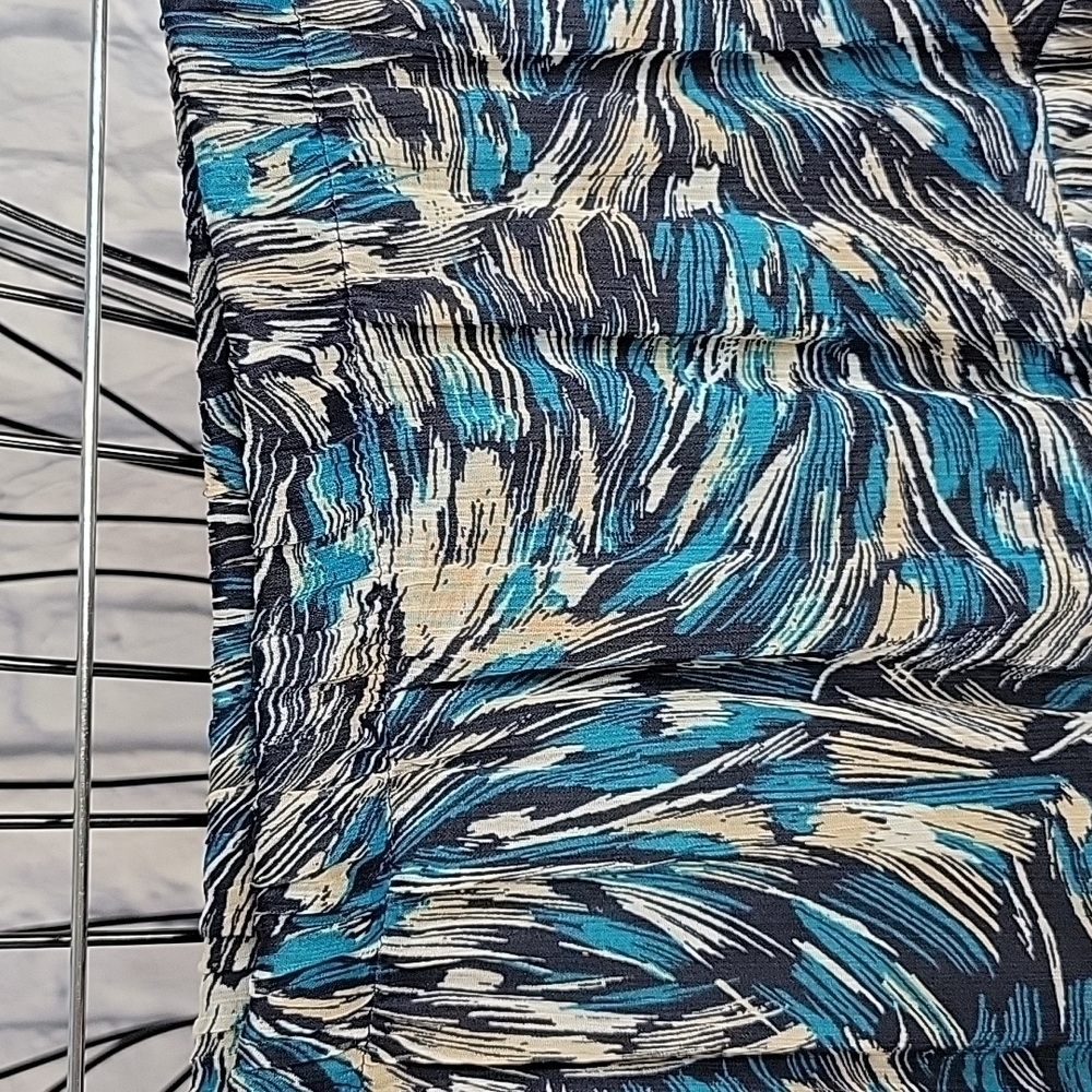 *CHRISTOPHER AND BANKS Abstract Ruffled Midi Skirt Medium - Picture 5 of 7